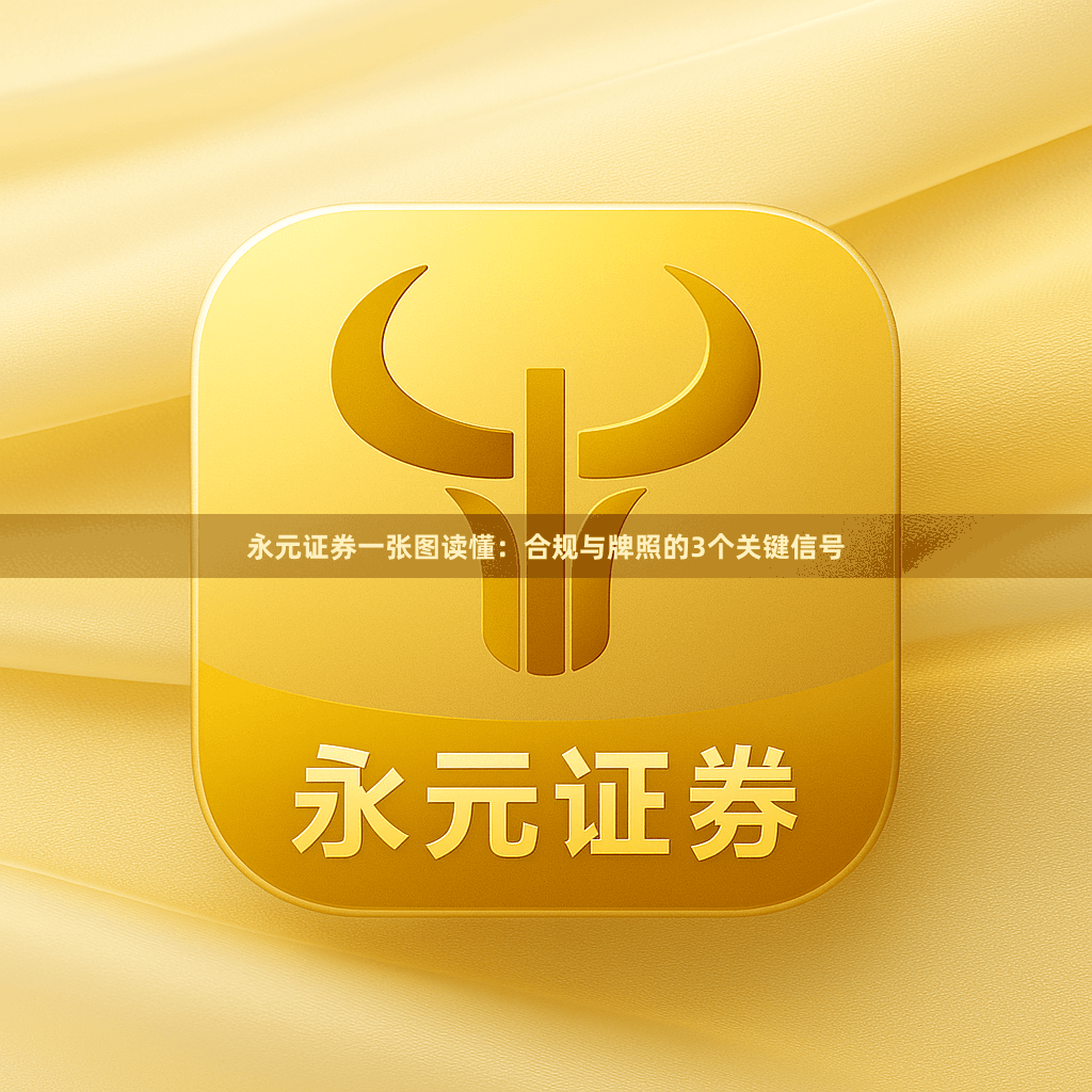 永元证券一张图读懂：合规与牌照的3个关键信号