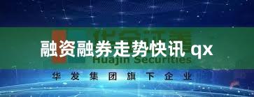 融资融券走势快讯 qx